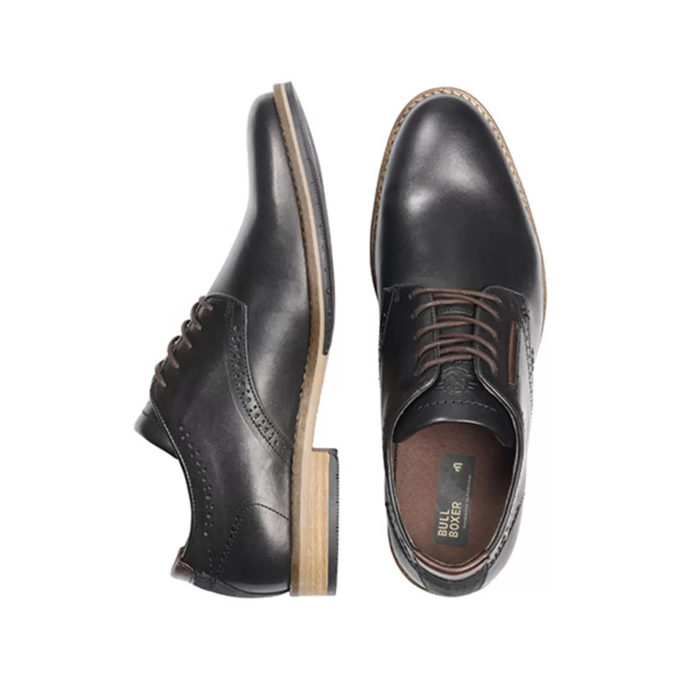 New Lace Up Black 773K25263B2495Su Men Classic Lace Ups