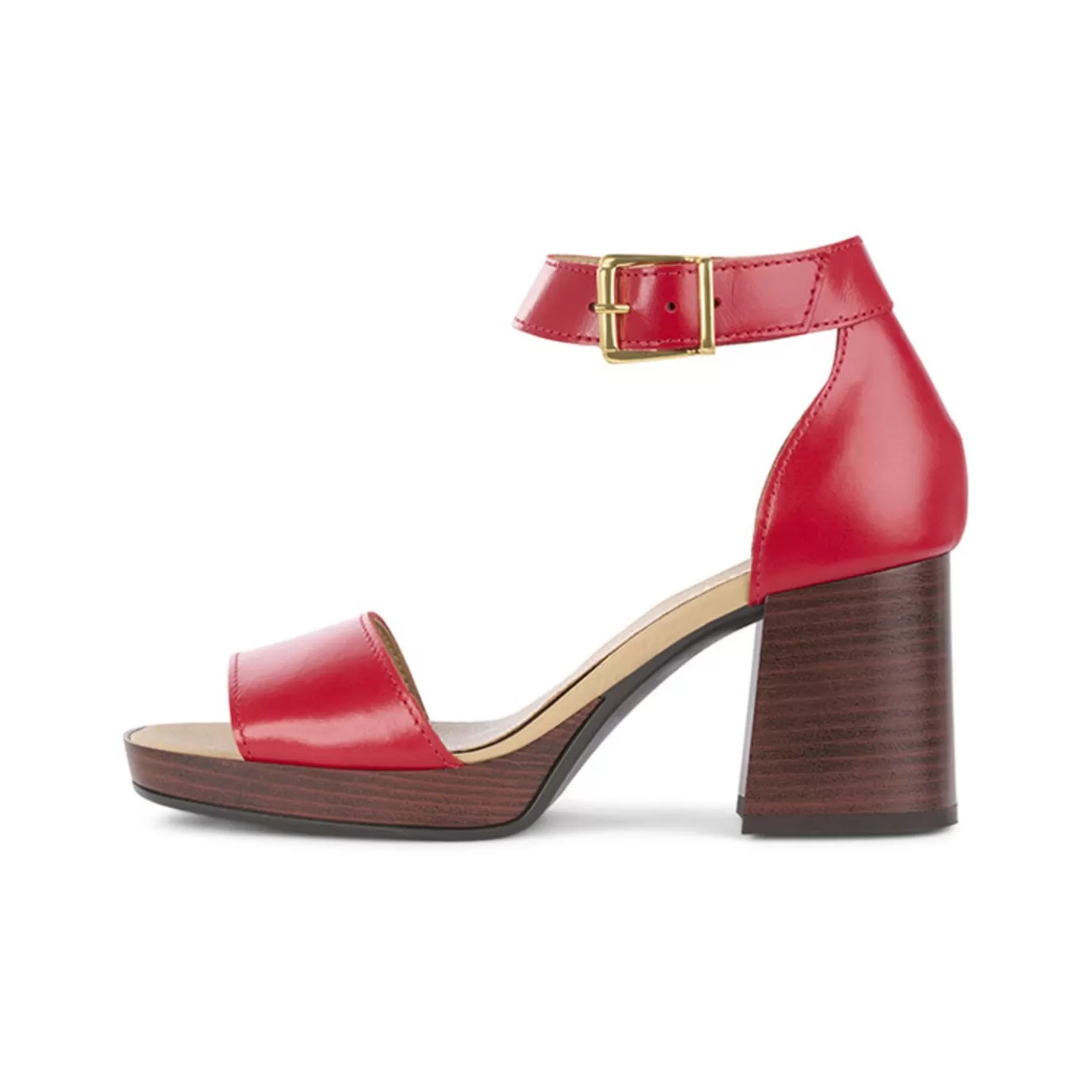 Shop Sandal With Heel Red 256000E2L_Reddtd Women Sandals