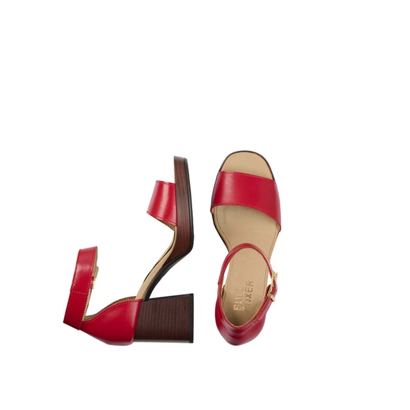 Shop Sandal With Heel Red 256000E2L_Reddtd Women Sandals