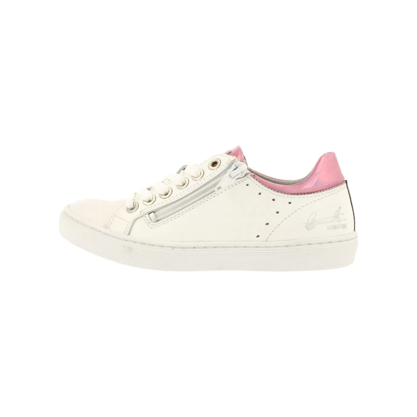 Hot Sneaker White Ahm024E5L_Whpkkb Kids Sneakers
